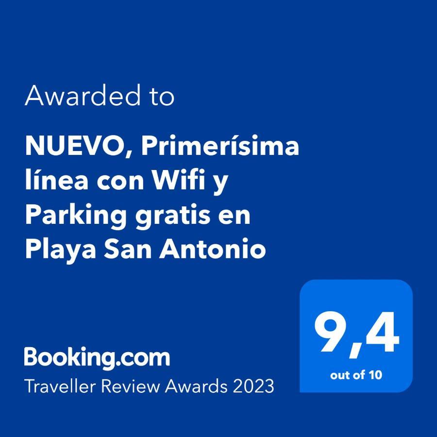 쿠엘라 Nuevo, Primerisima Linea Con Wifi Y Parking Gratis En Playa San Antonio 아파트 외부 사진